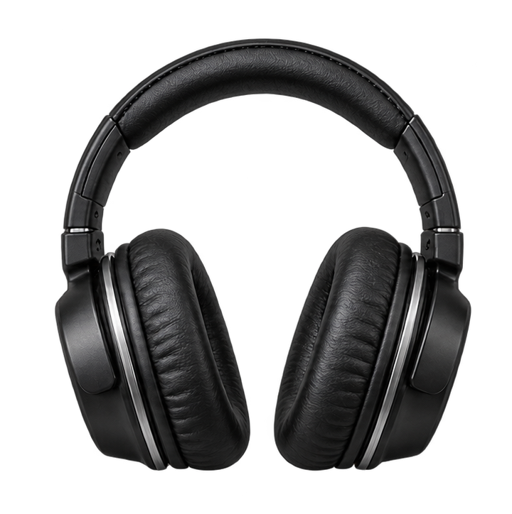 Fones de ouvido pretos
