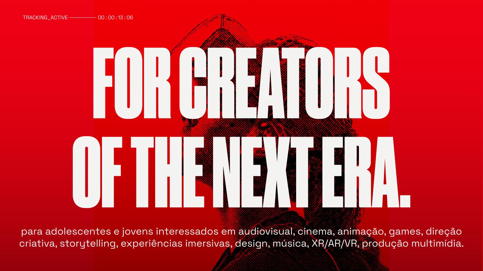 Identidade Strive Labs com a frase For creators of the next era
