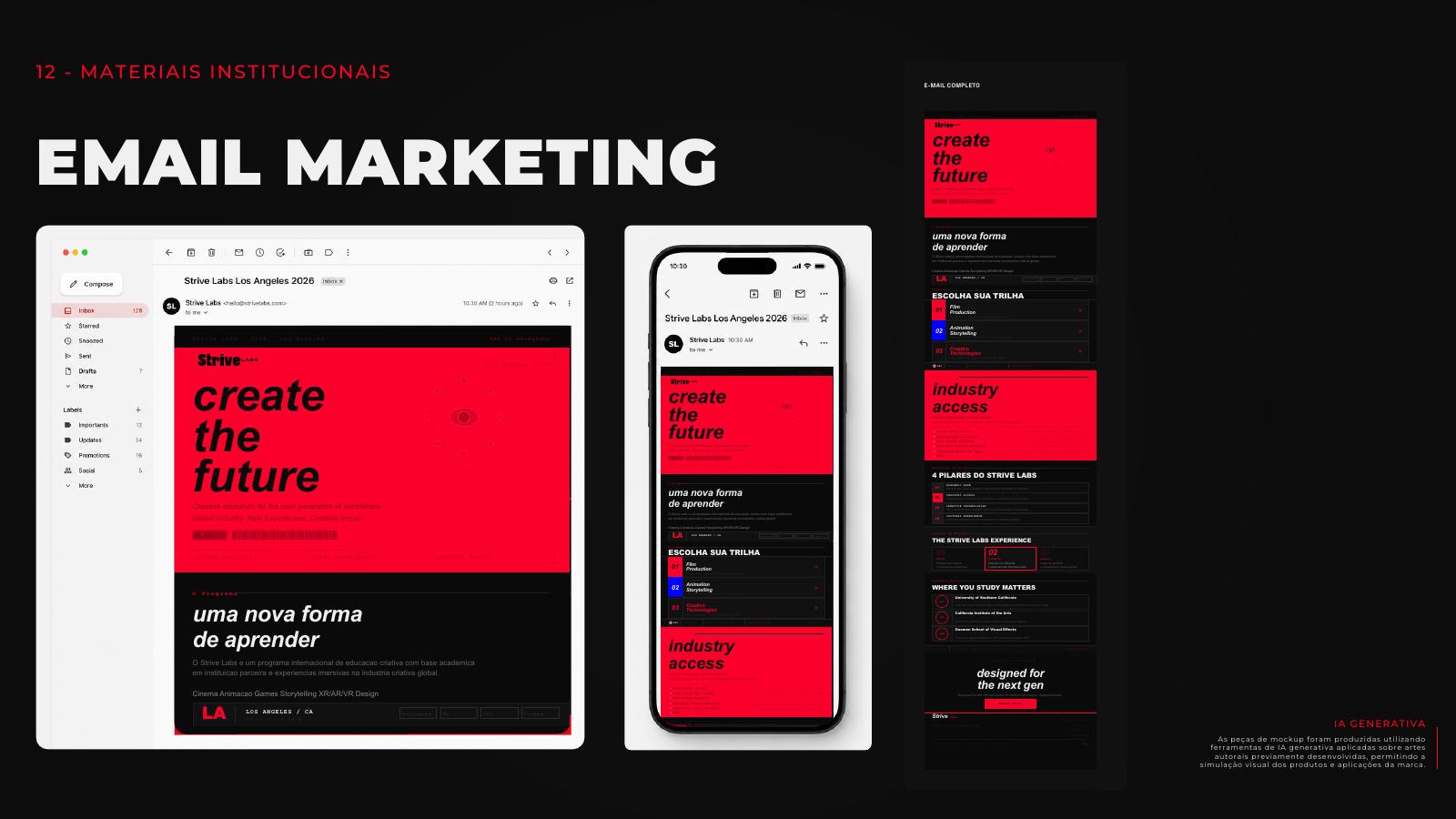 E-mail marketing Strive Labs